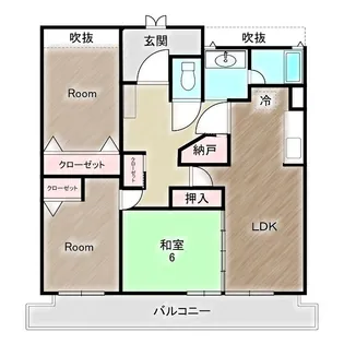 T-one MIYAHARA East A【203号室】の間取り