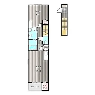 カメリアB【2階】の間取り