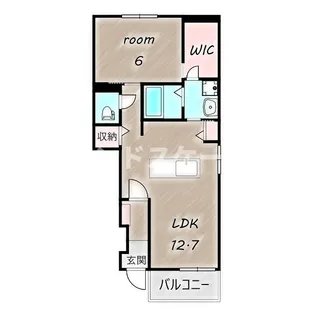 イリーデ ディーオ カーサ【1階】の間取り