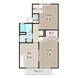 パインツリー C【2階】の間取り