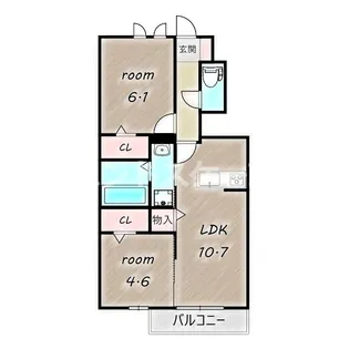 ファミール【1階】の間取り