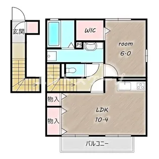 ムーン カーサ Ⅱ【2階】の間取り
