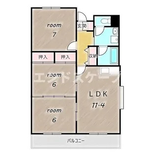 アゼリアハウスⅠ【3階】の間取り