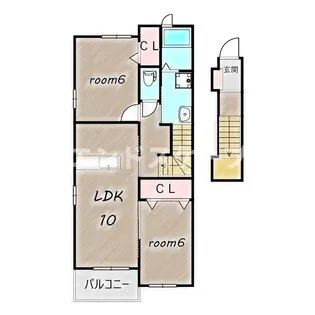 フェニックス【2階】の間取り