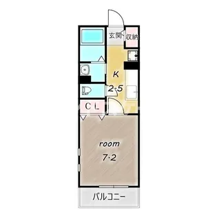 プラシード【1階】の間取り