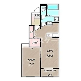 グレース−M【1階】の間取り
