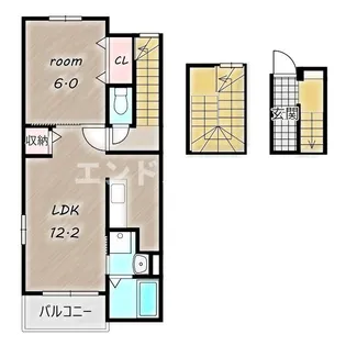 Perch Ⅰ【3階】の間取り