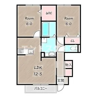 グランテラス山王【1階】の間取り