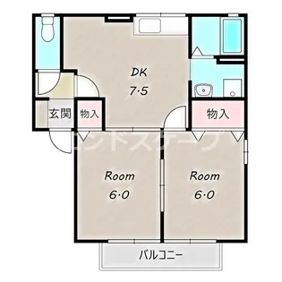 ミルキーウェイA【101号室】の間取り
