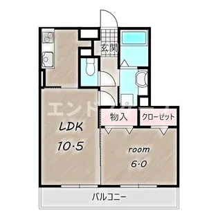 D'クレアーレ【2階】の間取り