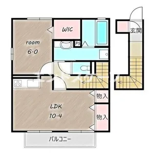 ムーン カーサ II【2階】の間取り
