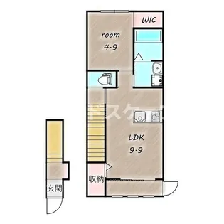 ドリーム キャンバス【2階】の間取り
