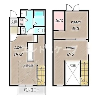 グレイス Ⅰ【1階】の間取り