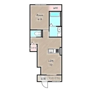 エスポワール III【1階】の間取り