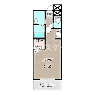 グロウステイト E【3階】の間取り