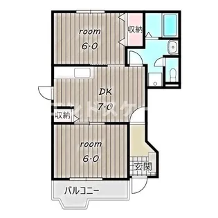 ラシーヌ・21【1階】の間取り