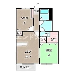 スターアリスⅠ【1階】の間取り