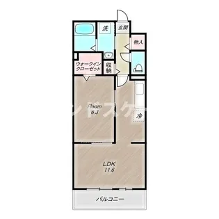 ラニカイ・M【1階】の間取り