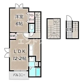 モデッサ【3階】の間取り