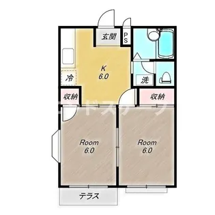 エルディムハイツ【1階】の間取り
