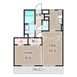 D'クレアーレ【3階】の間取り