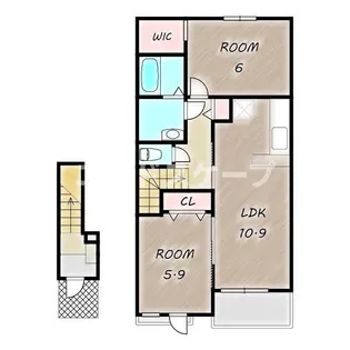 Rollins ParkⅡ【2階】の間取り