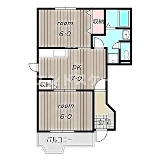 ヴェルドミールY・D【1階】の間取り