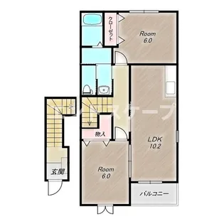 ベル・アルカンシエル【2階】の間取り