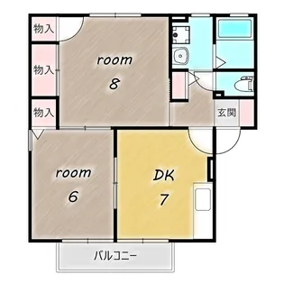 オリゾン A【1階】の間取り