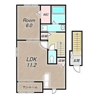 プレッソ高崎C【2階】の間取り