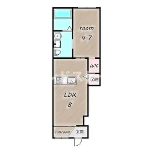 カンパーニュ【1階】の間取り