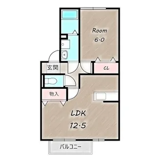 グランディールM Ⅰ【2階】の間取り