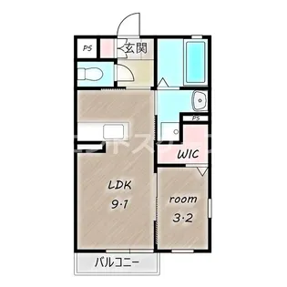 レアルコンフォートⅡ【2階】の間取り