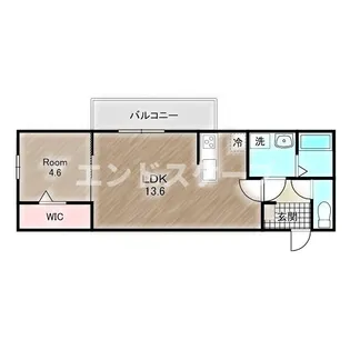 D-ROOM台新田町【2階】の間取り