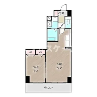 シティコア高崎【7階】の間取り