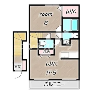 スターアリスⅥ【2階】の間取り