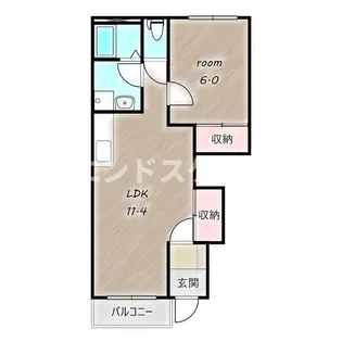 パラモア【1階】の間取り