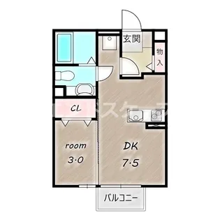 マリナ グランデ B【1階】の間取り