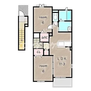 プランドールA【2階】の間取り