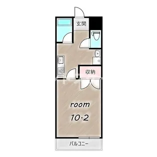 サンライズ六郷公園【204号室】の間取り