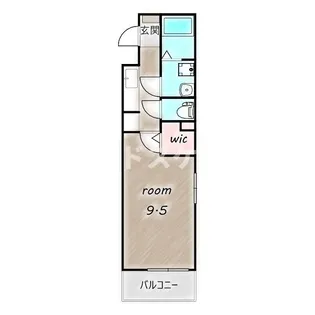 ガーデン 宮【2階】の間取り