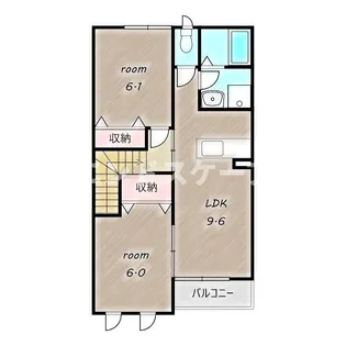 ロイヤル ハイム【2階】の間取り