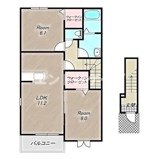 アルドール【2階】の間取り