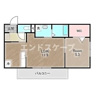 フェリーチェ MAEBASHI【2階】の間取り