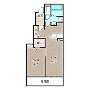 グランステラ【1階】の間取り