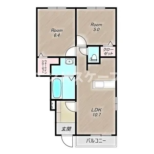 プレッソ高崎F【1階】の間取り