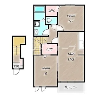 シエナ【2階】の間取り
