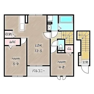 パラッツオ C【2階】の間取り