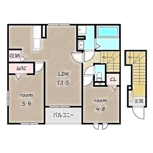 パラッツオ C【2階】の間取り