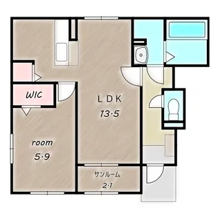 パラッツオ C【1階】の間取り